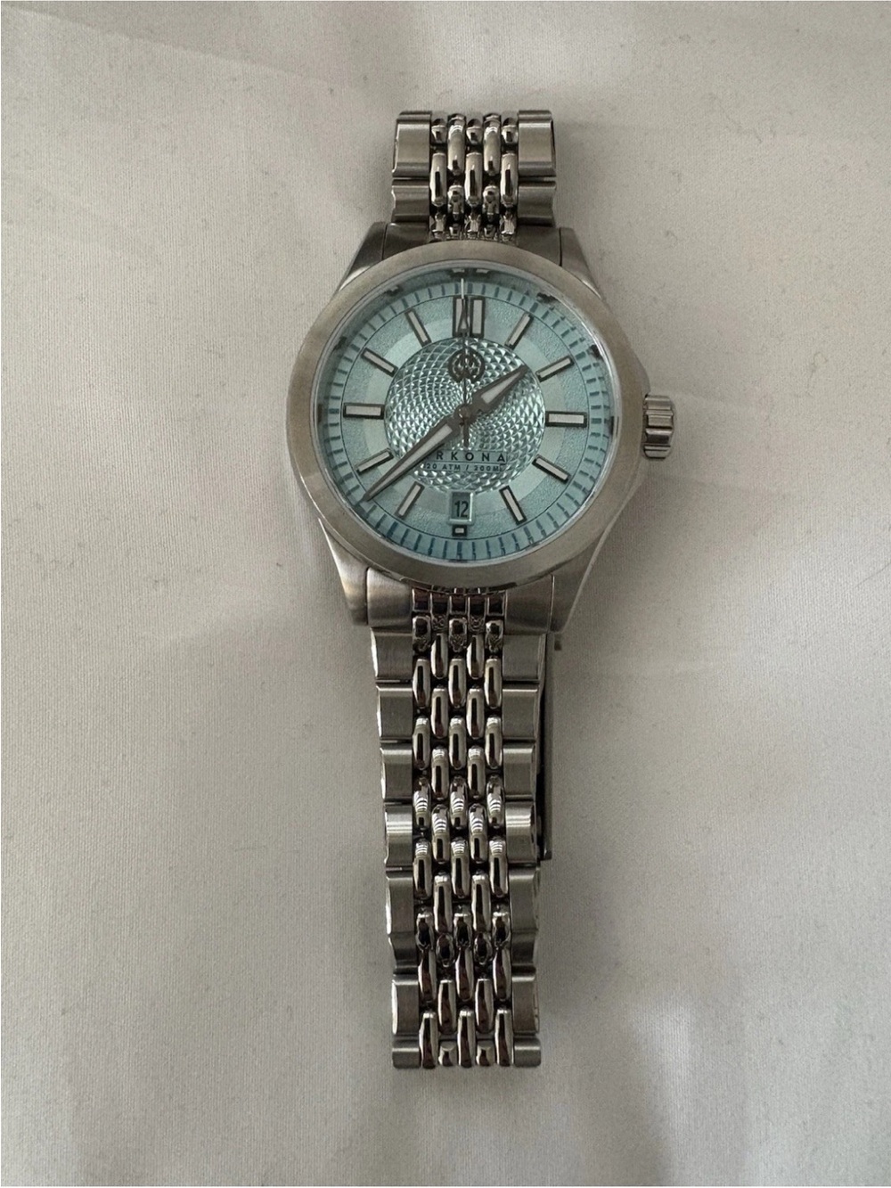 Henry Archer Arkona Caelum Automatic Light Blue Dial Stainless Steel Watch